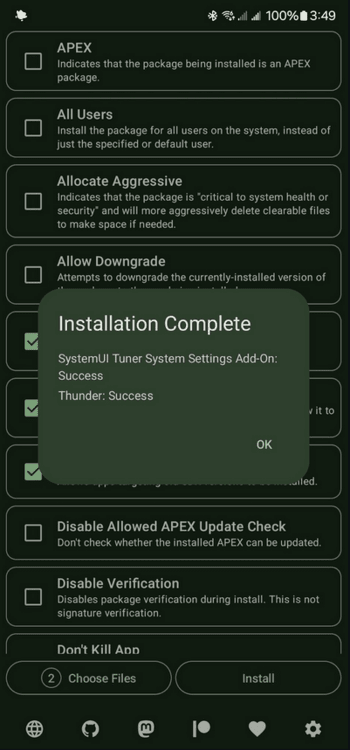 InstallWithOptions screenshot 4