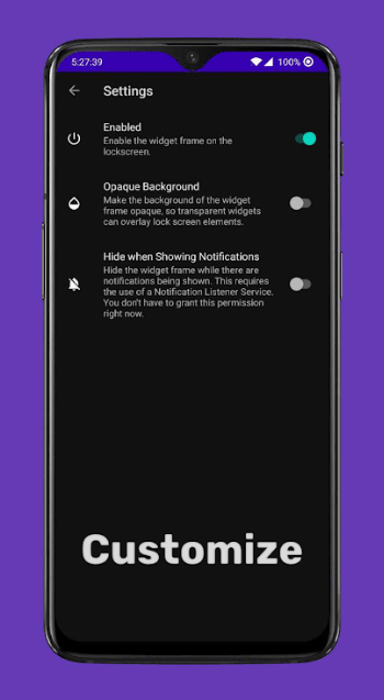 Lockscreen Widgets screenshot 5